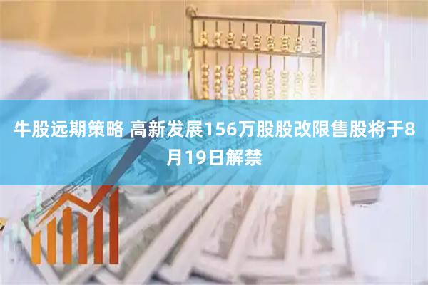 牛股远期策略 高新发展156万股股改限售股将于8月19日解禁