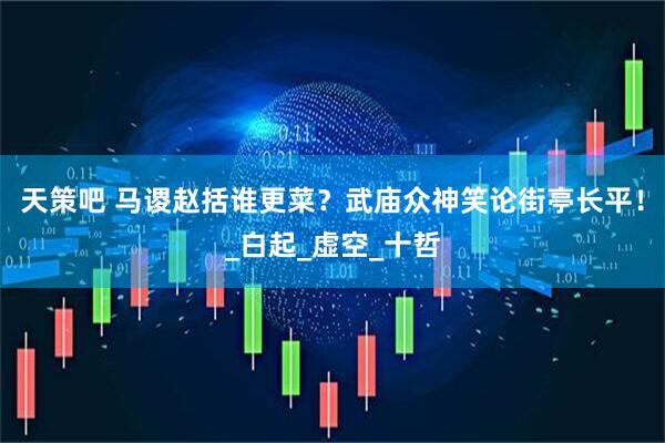 天策吧 马谡赵括谁更菜？武庙众神笑论街亭长平！_白起_虚空_十哲